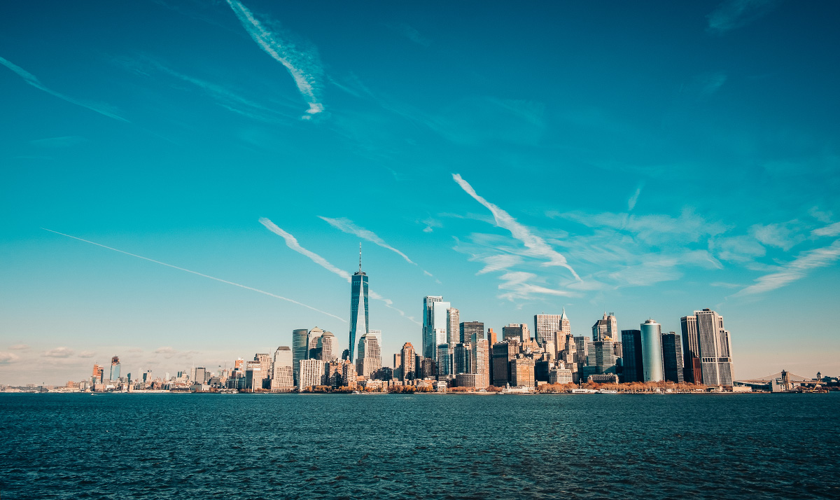 disegno tumblr dello skyline di new york city